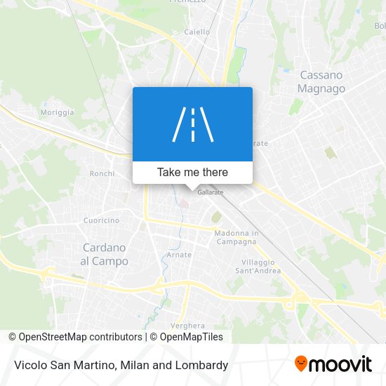 Vicolo San Martino map