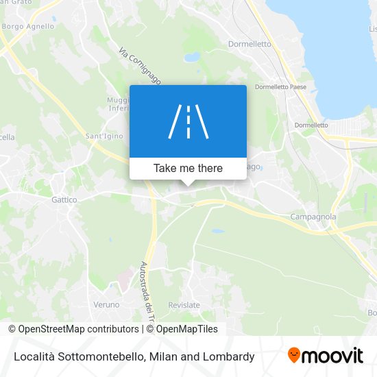 Località Sottomontebello map