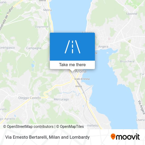 Via Ernesto Bertarelli map