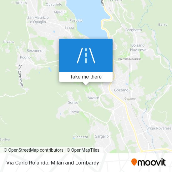 Via Carlo Rolando map