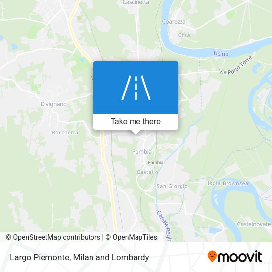 Largo Piemonte map