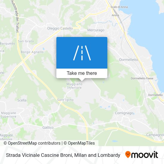 Strada Vicinale Cascine Broni map