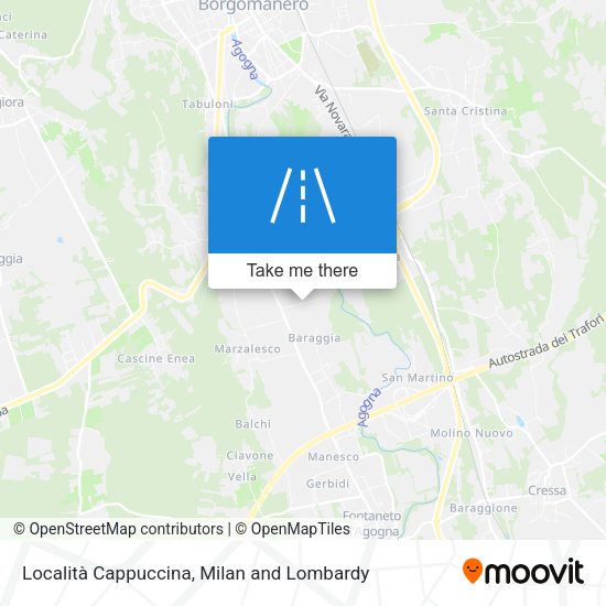 Località Cappuccina map