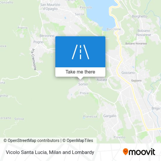 Vicolo Santa Lucia map