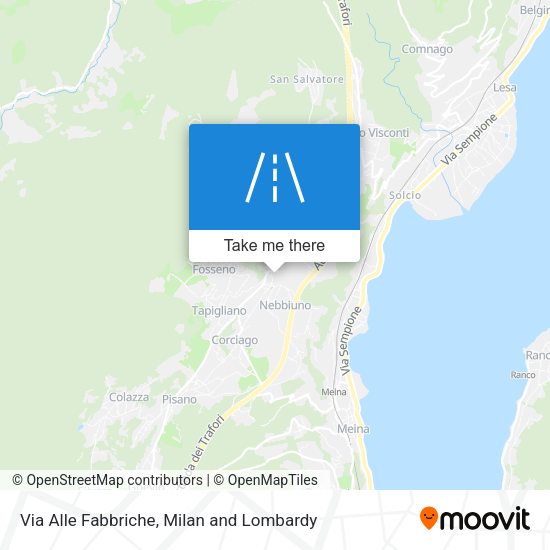 Via Alle Fabbriche map