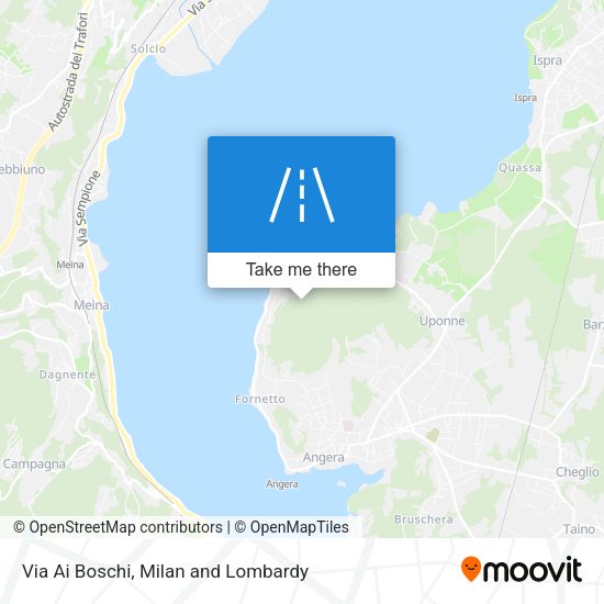 Via Ai Boschi map