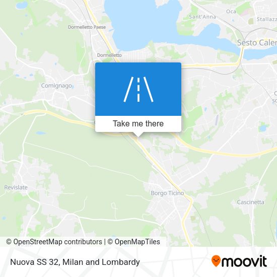 Nuova SS 32 map
