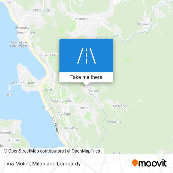 Via Molini map