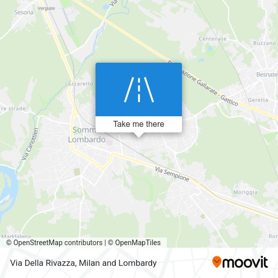 Via Della Rivazza map
