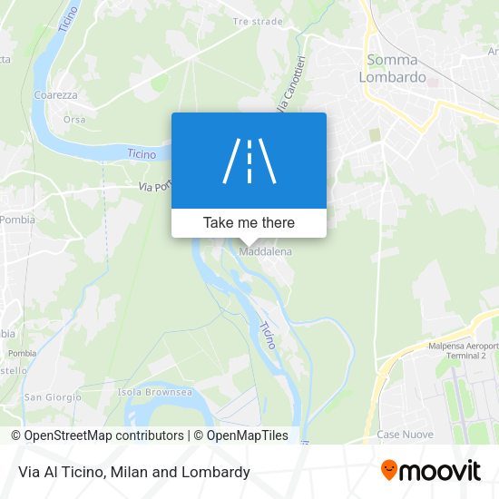 Via Al Ticino map