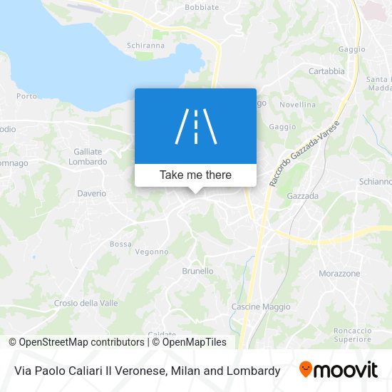 Via Paolo Caliari Il Veronese map