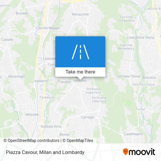 Piazza Cavour map