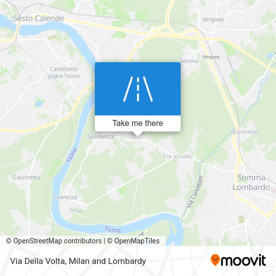 Via Della Volta map