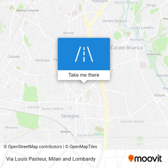 Via Louis Pasteur map