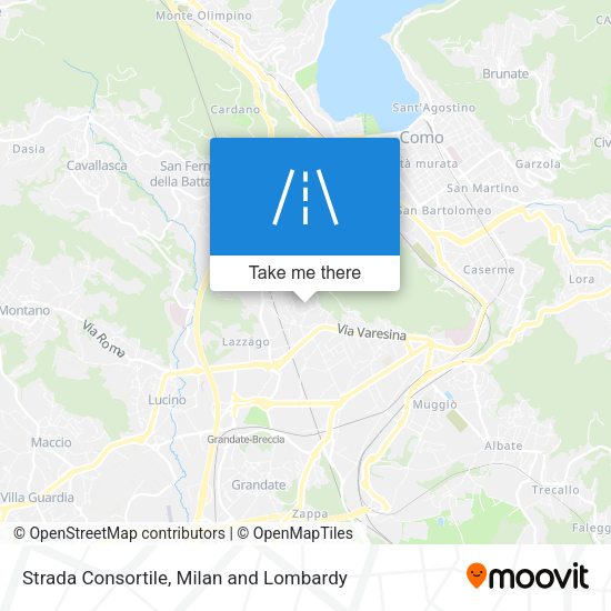 Strada Consortile map