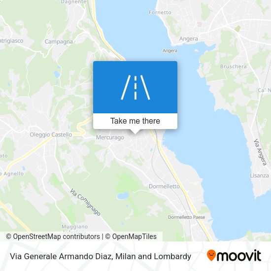 Via Generale Armando Diaz map