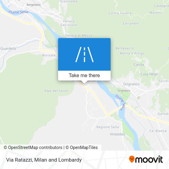 Via Ratazzi map