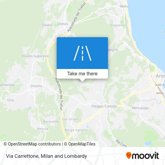 Via Carrettone map