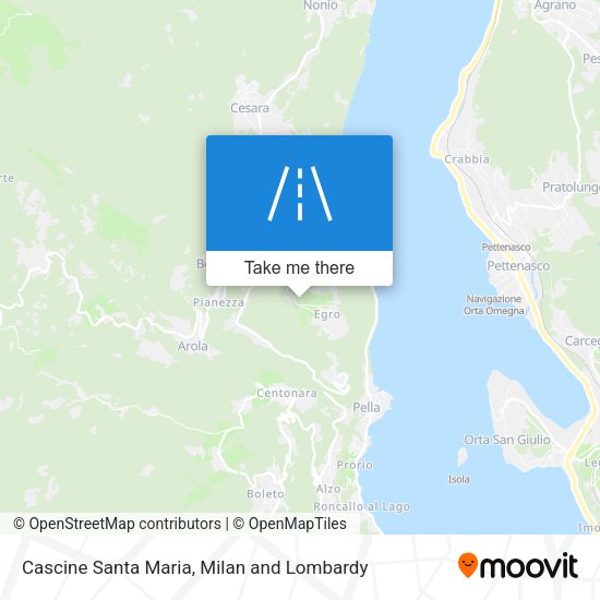 Cascine Santa Maria map
