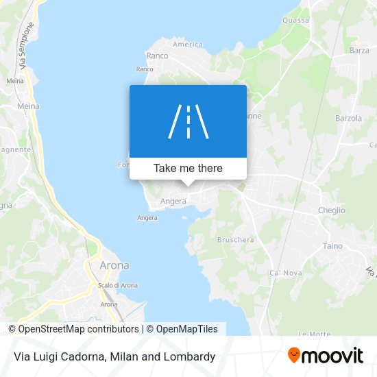 Via Luigi Cadorna map