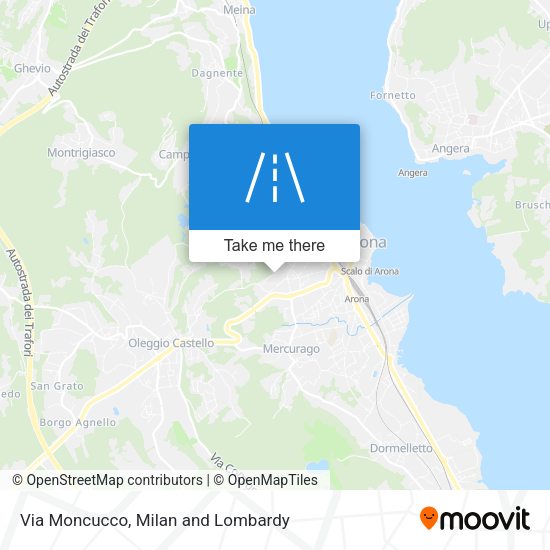 Via Moncucco map
