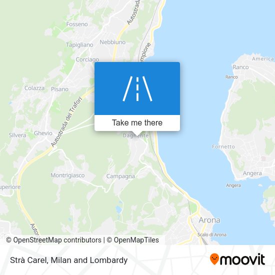 Strà Carel map