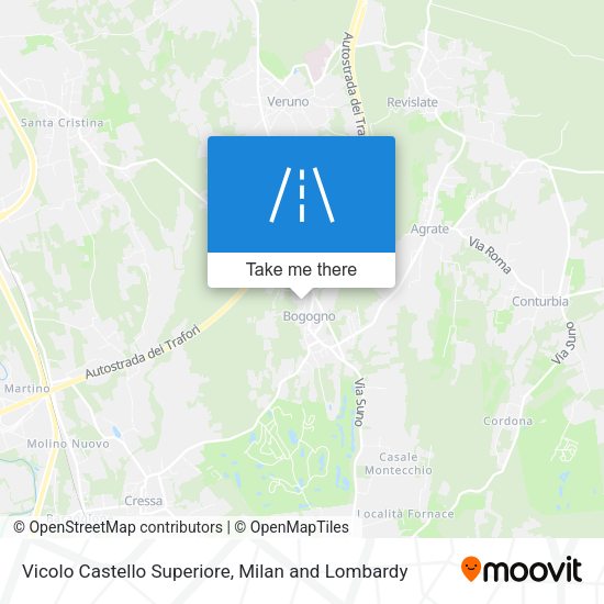 Vicolo Castello Superiore map