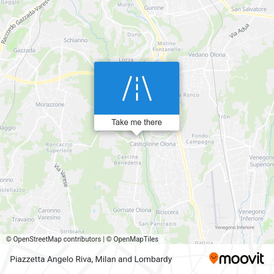 Piazzetta Angelo Riva map