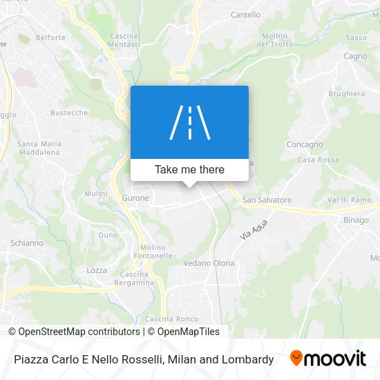 Piazza Carlo E Nello Rosselli map