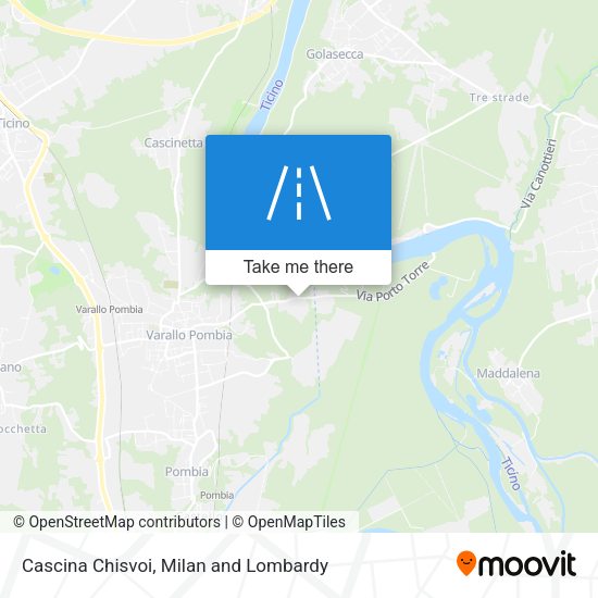 Cascina Chisvoi map