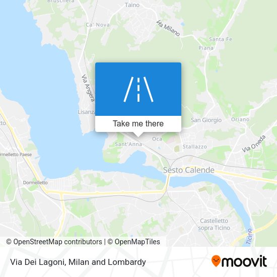 Via Dei Lagoni map