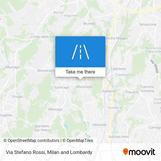 Via Stefano Rossi map