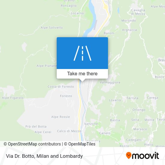 Via Dr. Botto map