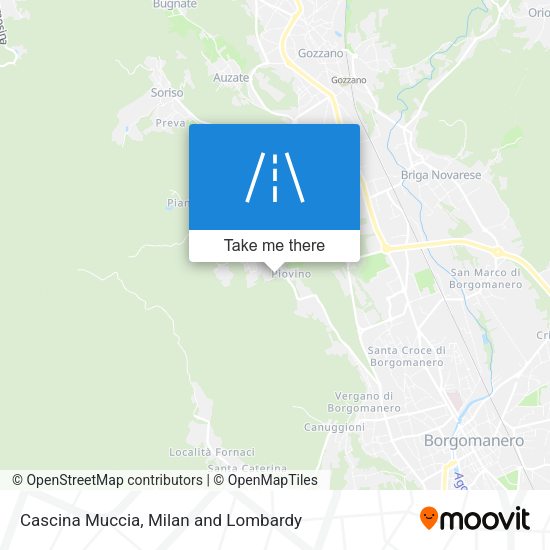 Cascina Muccia map