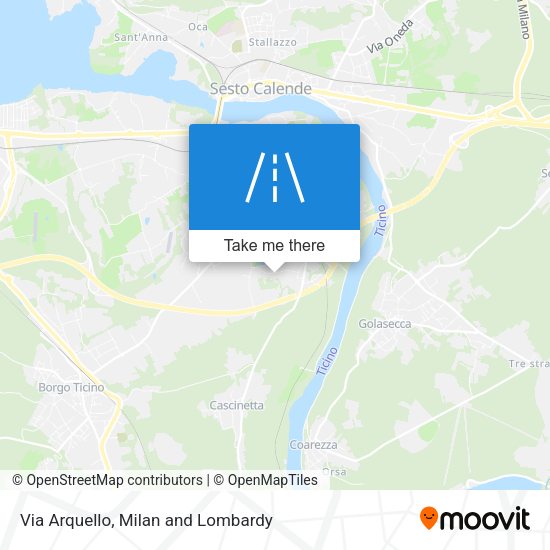 Via Arquello map