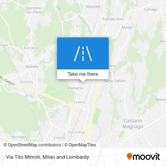 Via Tito Minniti map