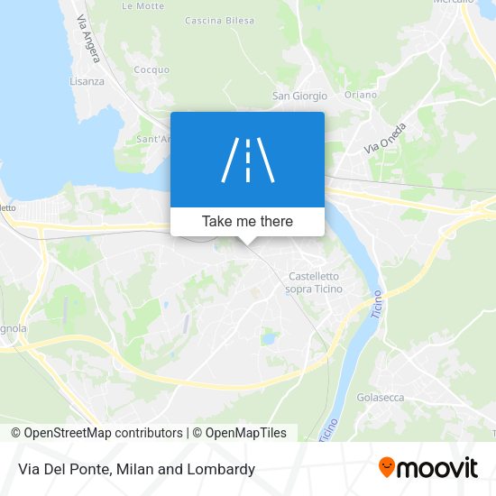 Via Del Ponte map