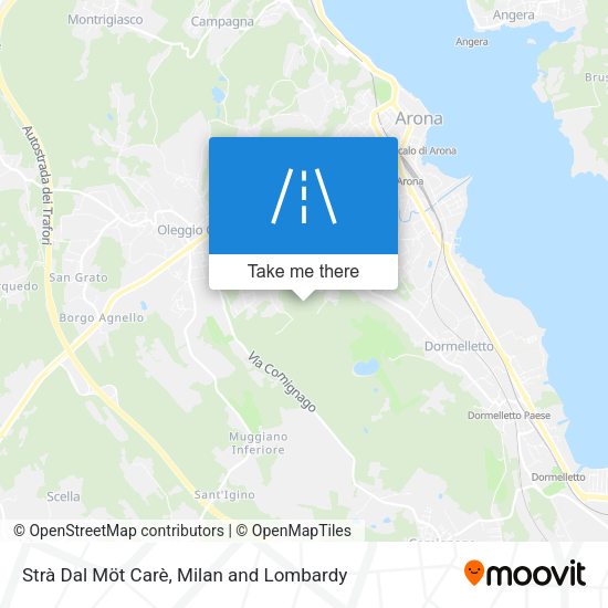 Strà Dal Möt Carè map