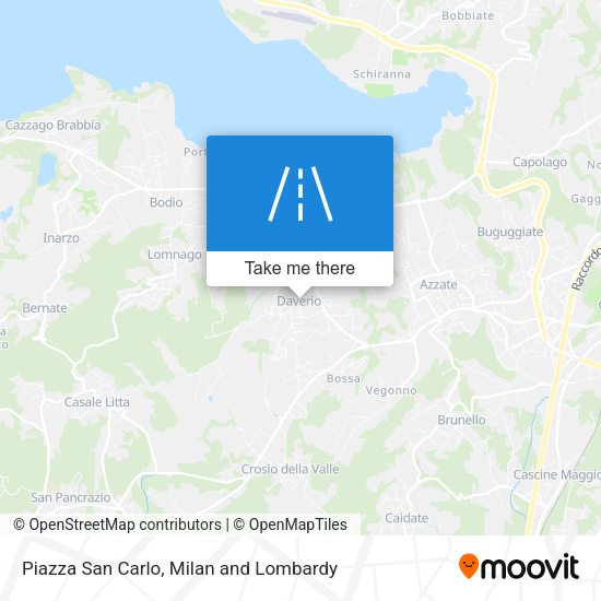 Piazza San Carlo map