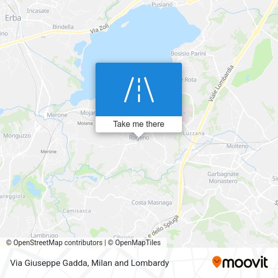 Via Giuseppe Gadda map