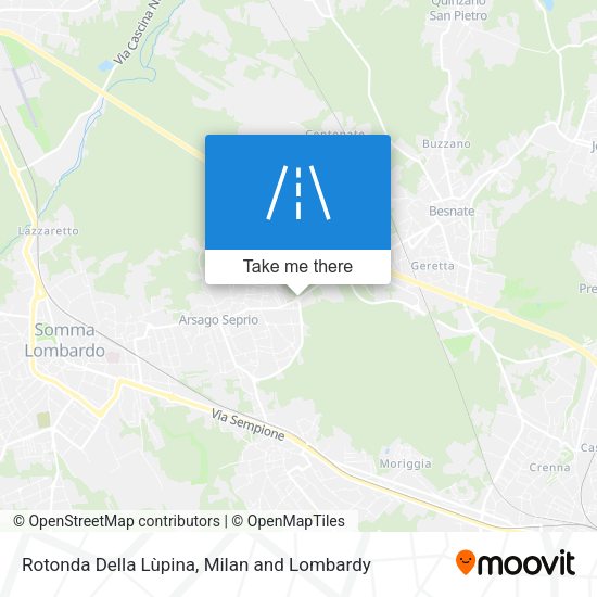 Rotonda Della Lùpina map