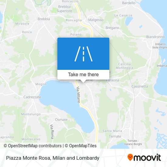 Piazza Monte Rosa map