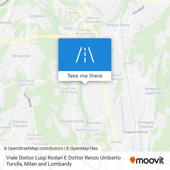 Viale Dottor Luigi Rodari E Dottor Renzo Umberto Turolla map