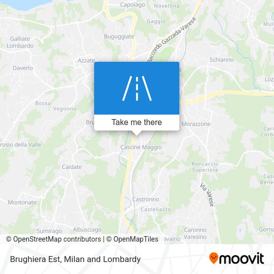 Brughiera Est map