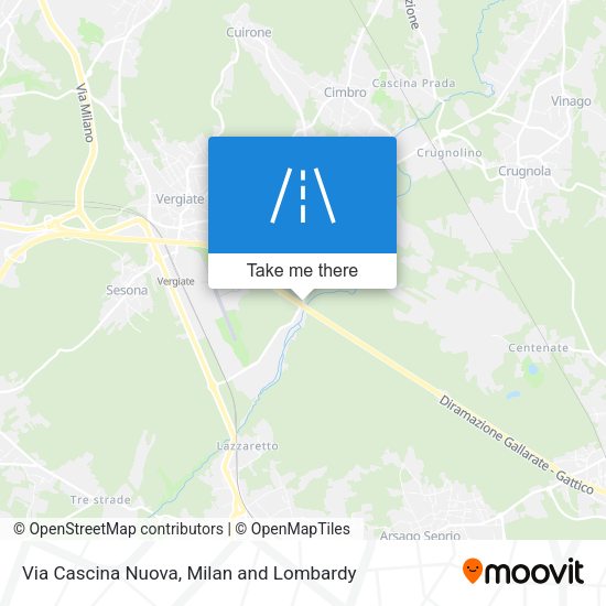 Via Cascina Nuova map