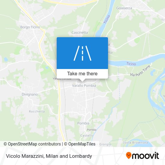 Vicolo Marazzini map