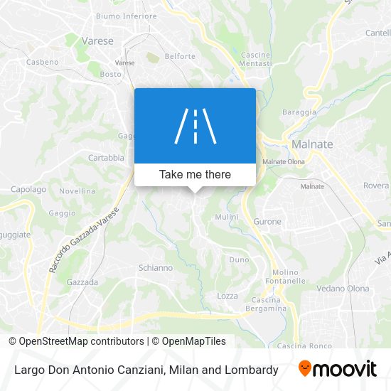 Largo Don Antonio Canziani map