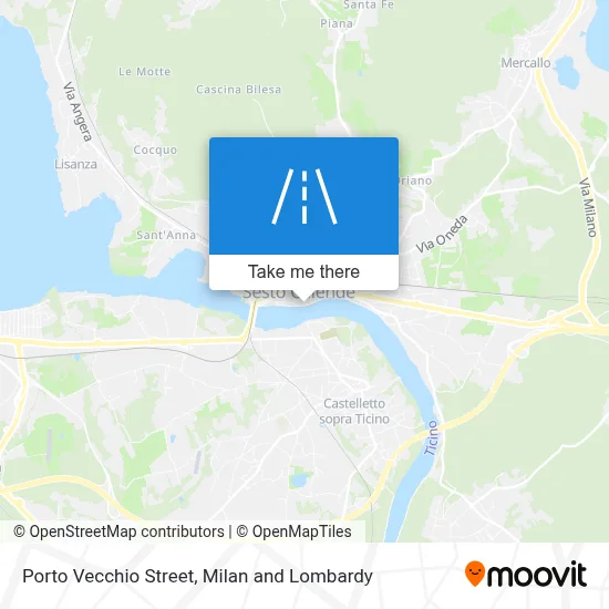 Porto Vecchio Street map