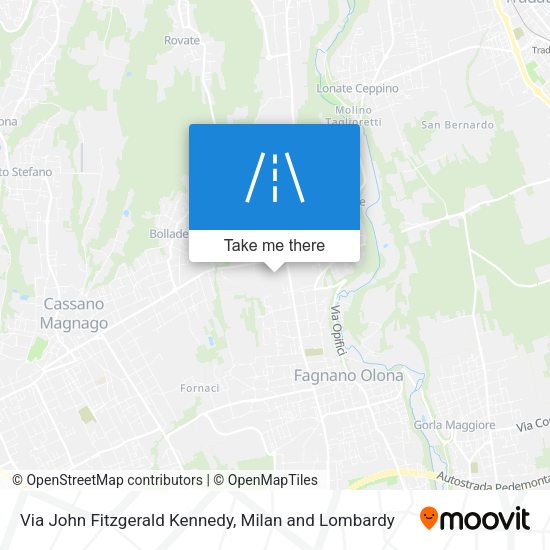Via John Fitzgerald Kennedy map