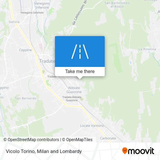 Vicolo Torino map